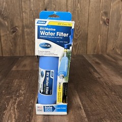 Camco Tastepure RV Inline Water Filter with Hose Protector, Made in USA (40043)
