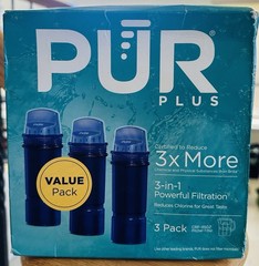 Genuine OEM PUR PLUS CRF-950Z 3-in-1 3-Pack Water Pitcher Replacement Filters