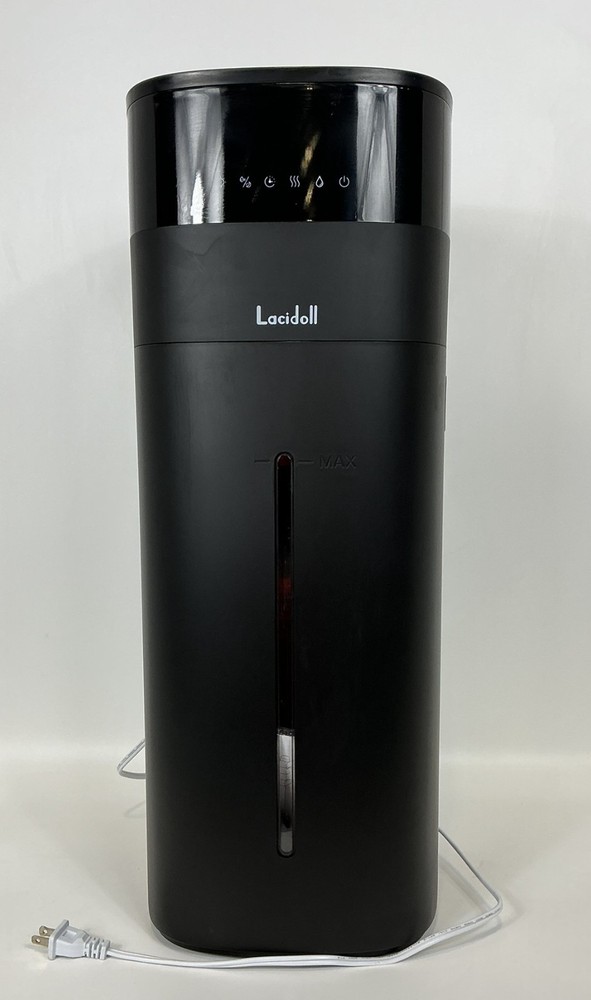Lacidoll 5.3Gal Cool & Warm Mist Humidifier 2000 sq ft Whole House w/ Tube Black