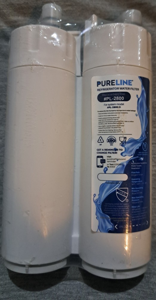 PURELINE REFRIGERATOR WATER FILTER #PL-2800 NEW & SEALED