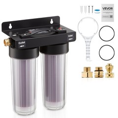 DI Water Filter for Cars & RVs: 0.5L Mixed-Bed Resin, Wall-Mount Design