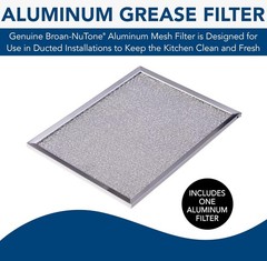 Replacement Aluminum Filter 8.75 x 10.5 for Various Hood Models 11000 to 46000