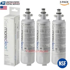 3 Pack 9690 Kenmore 469690 Replacement Refrigerator Water Filter Fit LG LT700P