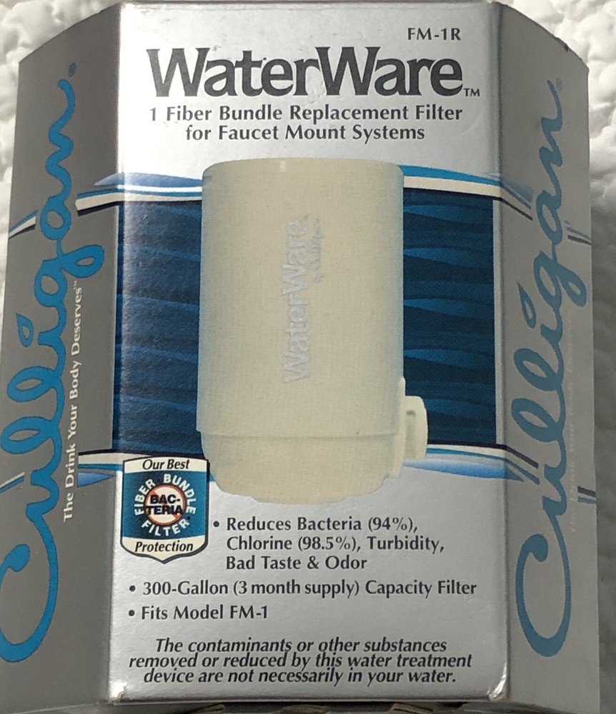 CULLIGAN FM-1R Water Ware REPLACEMENT FILTER FM-1 FAUCET MOUNT SYSTEM Sealed