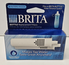 Brita Bottle Water Filtration System Replacement Filters 2 Pk BB02