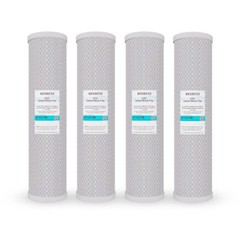 (4) Big Blue 20″x 4.5″ Whole House CTO Coconut Shell Carbon Block Water Filter