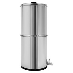 Countertop Water Purification System 8.5L Gravity-Fed Water Filter w/2 Filters