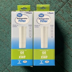 (2) GE Refrigerator Water Filters XWF GREAT VALUE NEW SEALED 6 MONTH 300 GAL