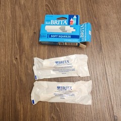 New Genuine Brita Soft Squeeze Bottle Replacement Filters BB02 2-Pack Vtg NOS