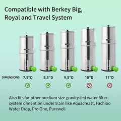 Countertop Stainless Steel Water Filter Stand For Berkey Big Royal Travel System