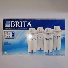 Brita Replacement Filters Box of 4 for Brita Water Pitchers Dispensers Un-opened