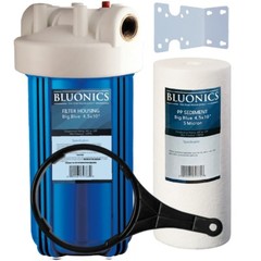 Bluonics 4.5″x10″ Whole House Sediment Water Filter System w/ Cartridge