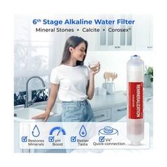 iSpring F19K75 NSF Certified 2-Year Replacement Filter Set for 6-Stage Revers…