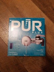 PUR Plus Faucet Mount Water Filtration System (Chrome) PFM400H **