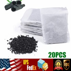 20 Pack Activated Carbon Charcoal Filter Bags Kit For Water Distiller Purifier