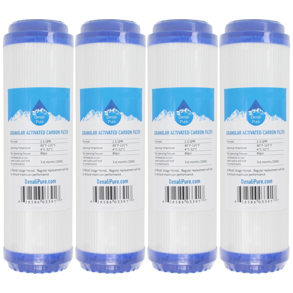 4X Granular Activated Carbon Filter for WaterPur CCI-10-CLW