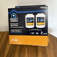 Project Source #3846776 Refrigerator Water Filter fits GE MWF – 2-Pack NEW