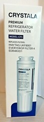 Crystal Premium Refrigerator Water Filter Model CF5 New In Box Maytag UKF8001