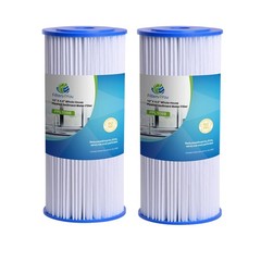 – 10″ x 4.5″ Pleated Water Filter Cartridges with American Plumber W30PEHD, W…