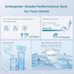 Whole House UV Water Filter – Energy-Saving, Easy Install & Mercury-Free System