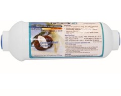PureT IL-6W-C-EZ38, 6″x2″ (3/8″ EZ Connect) Inline Post GAC Carbon Filter -…