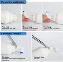 1-8PK pH+ Inline Mineral Alkaline Water Filter Under Sink Replacement Cartridges