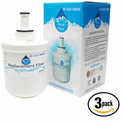 3X Refrigerator Water Filter for Samsung RS267LBSH