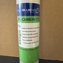 Pure Blue H2O Stage 2 Pre-Carbon CTO Filter New Sealed**