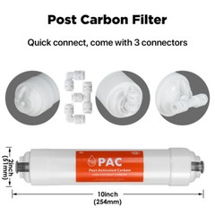 5 Stage Reverse Osmosis System Water Filter with 75GPD RO Membrane 5-Pack Set US