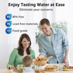 7006 NSF Certified Pitcher Water Filters – 2 Pack for Brita Classic and Mavea