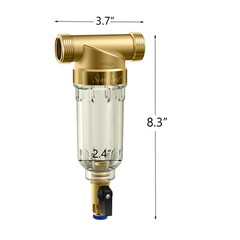20 Inch Big Blue Whole House Water Filter Housing System 20″ x 4.5″ Carbon Block