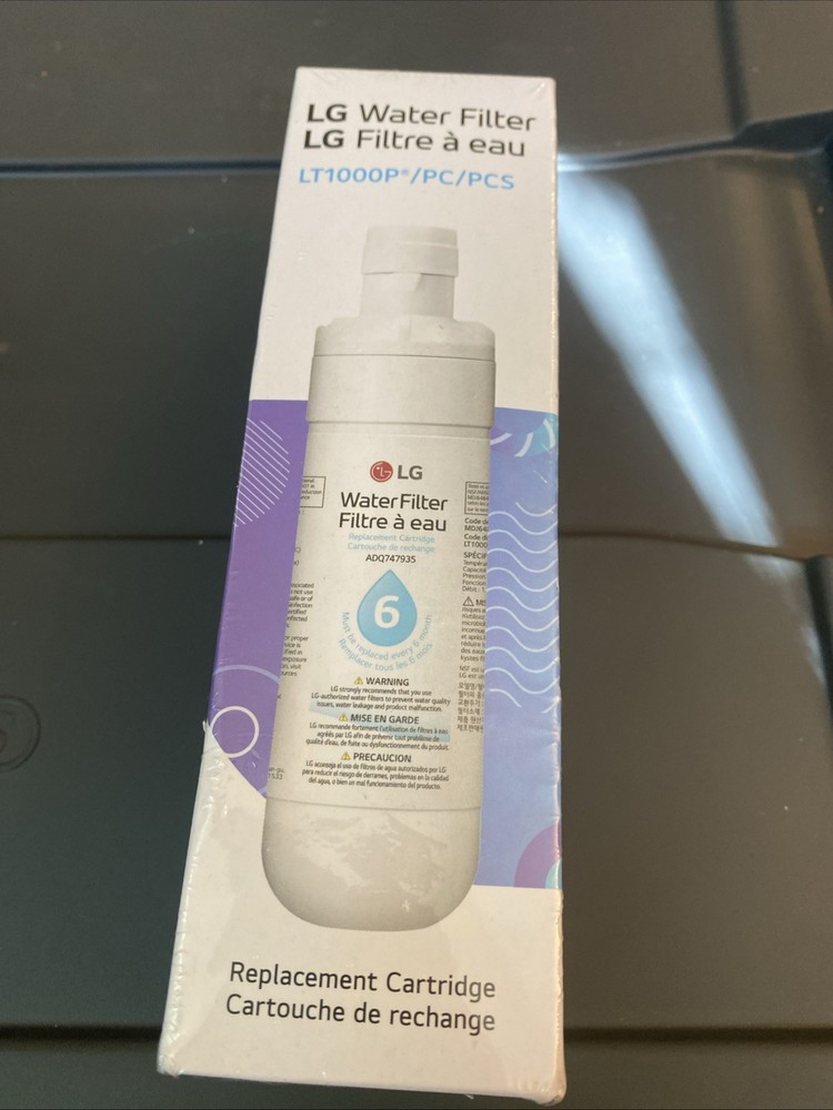 Genuine LG Water Filter Replacement Cartridge LT1000P/PC/PCS – New and Sealed!