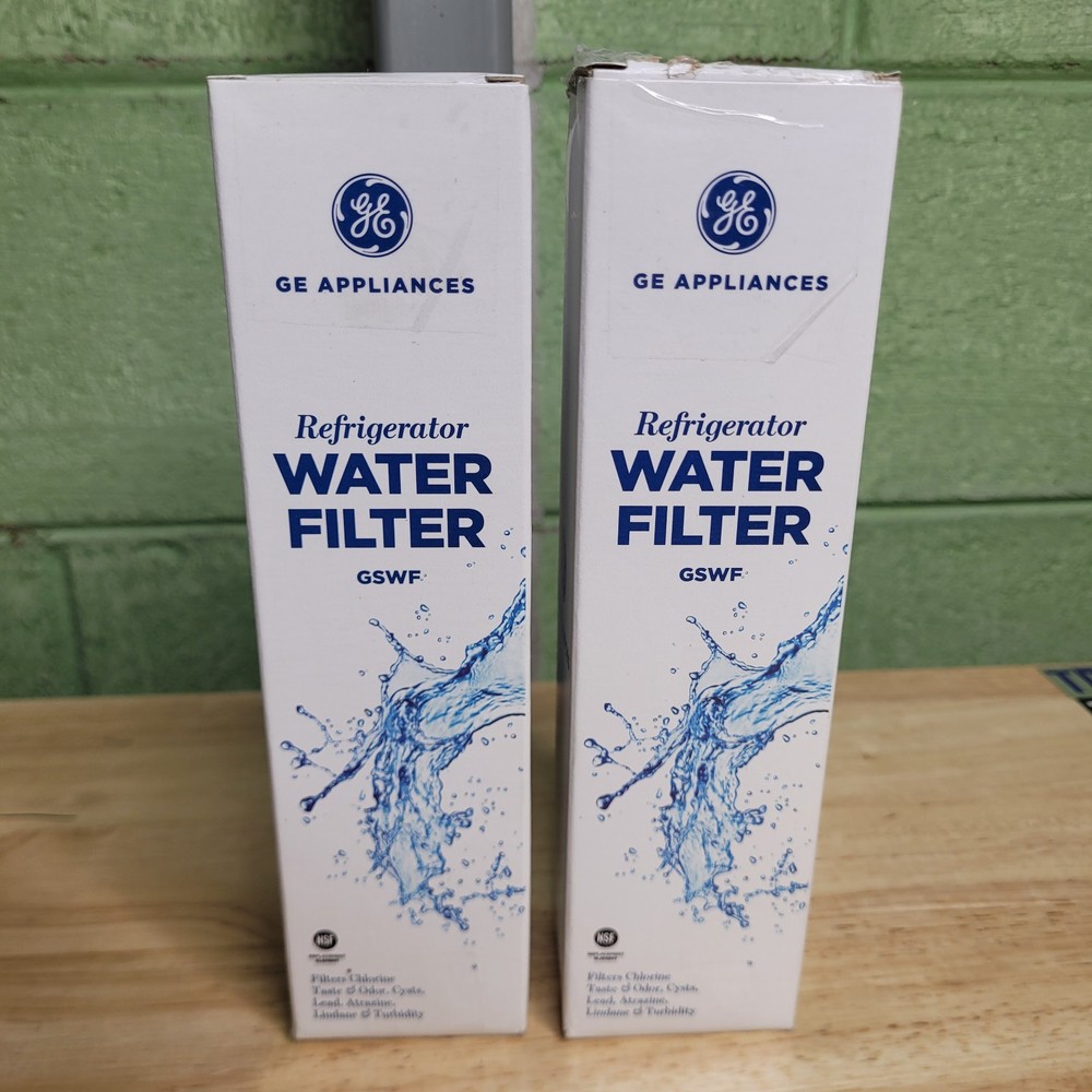 Lot of 2 Genuine GE Appliances GSWF Refrigerator Water Filter Cartridge