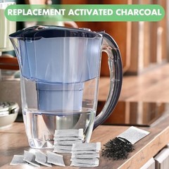 100 Pcs Activated Charcoal Water Filter Coconut Shell Distiller Filters