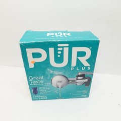 PUR PLUS Horizontal Faucet Mount Filtration System PFM400H – Chrome, Fits Most