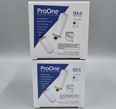 ProOne G3.0 Gravity Water Filter 7″ 2 Pack Replacement Filters New Open Box