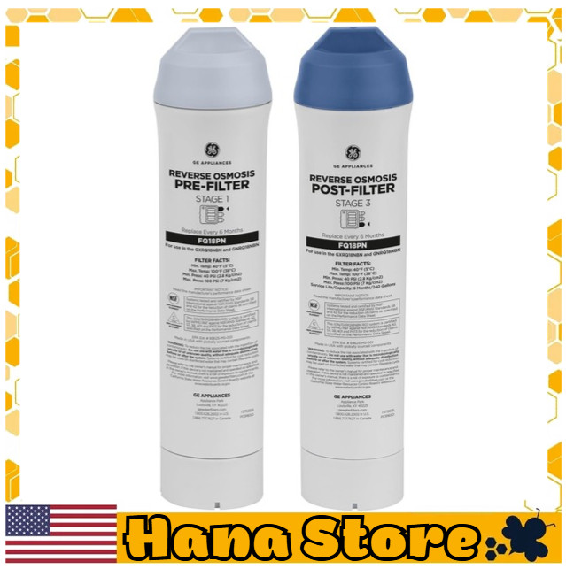 GE Pre and Post Filter Set for Under Sink Systems FQ18PN