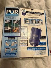 PUR Filter Water Filtration System Faucet Mount Chrome Finish New
