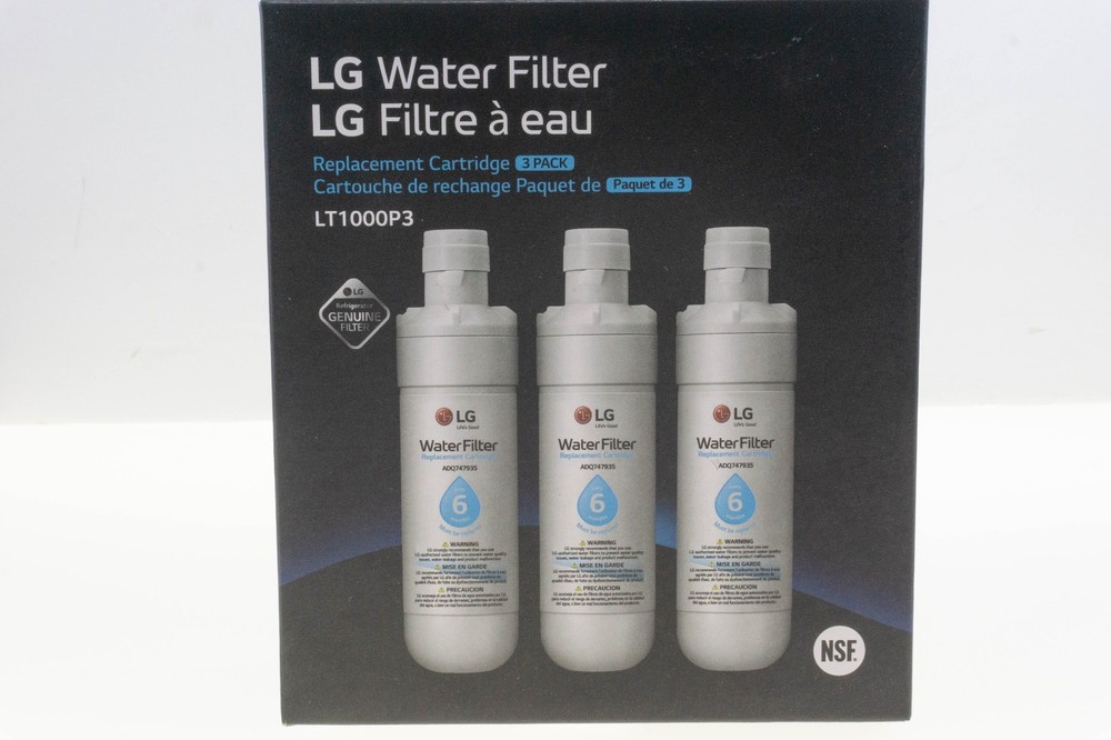 GENUINE OEM Water Filter LG LT1000P3 – 3 Pack New in Box ADQ747935 NIB SEALED