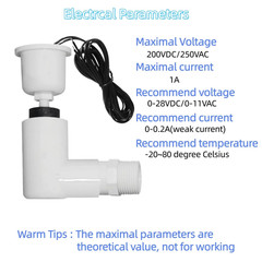 1 Pack SS2 Float Switch L Shape Safe-T-Switch for HVAC Drain Pan Condensate Outl
