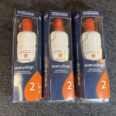 Lot of 3 Everydrop #2 Refrigerator Ice & Water Filter ΕDR2RXD1 Lead Reduction