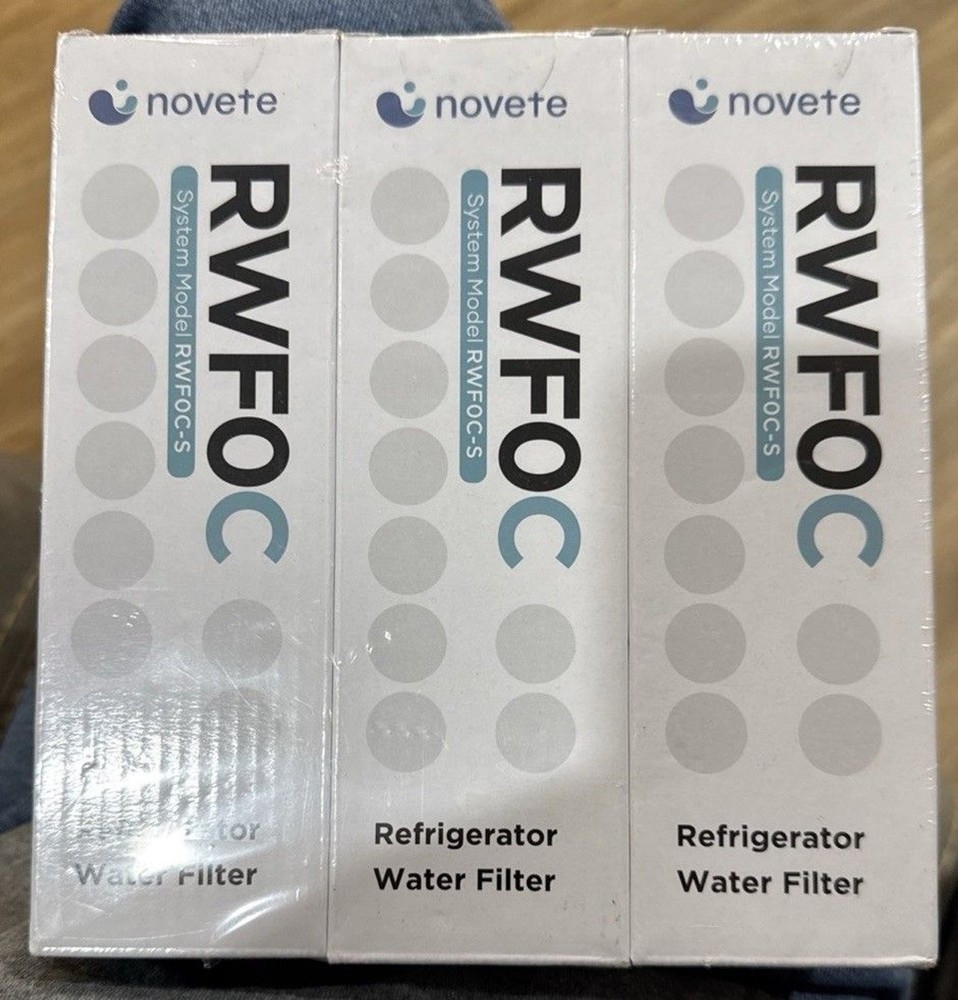NOVETE Water Filter RWFOC Replacement 3 PACK -CC