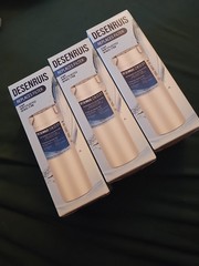 3-pk Desenruis DE031 Water Filters- Compatible with GE: XWF, WR17X30702, WWD-F48
