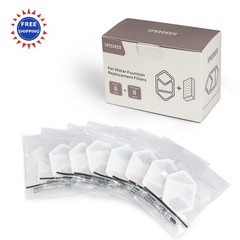 Speedeer 8 Pack 135oz Replacement Filters Pre Filter Sponges Wireless Cat Water