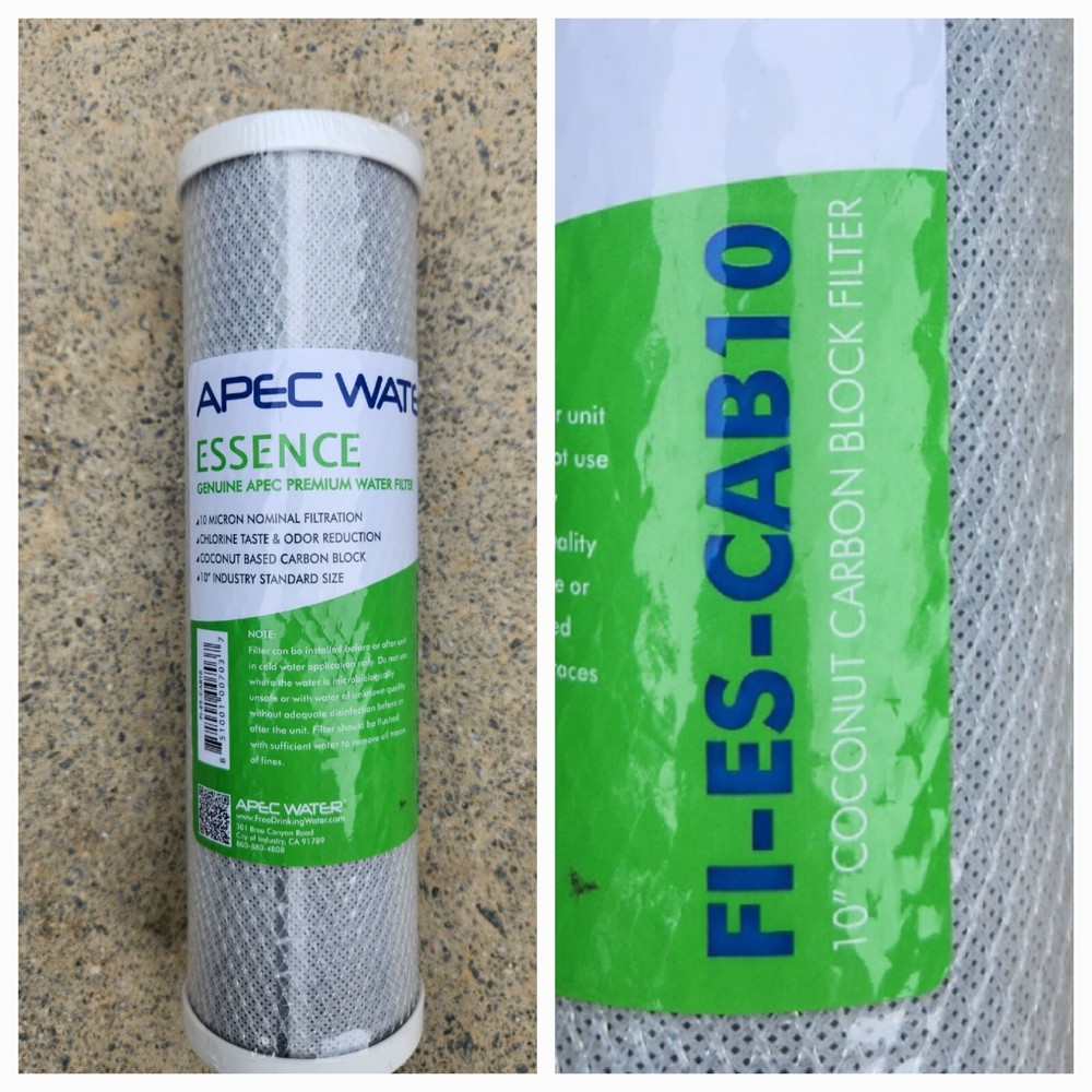 APEC Water Essence Genuine 10″ Filter FI-ES-CAB10 10 Micron Coconut Carbon Block