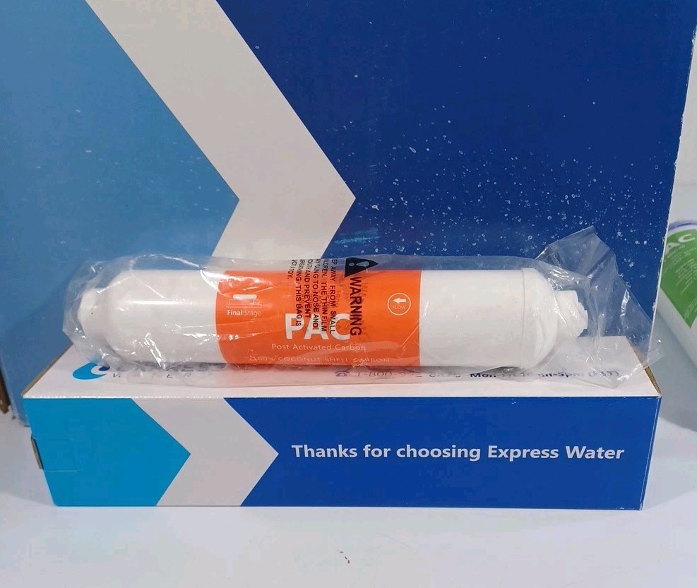 Post Activated Carbon Water Filter Replacement – inline 5 Micron – PAC