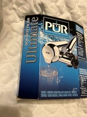 PUR Filter Water Filtration System Faucet Mount Chrome Finish New
