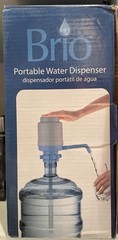 Brio Portable Water Dispenser. Fits Most Standard 3-6 Gallon Bottles
