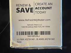 3 NEW – Refresh R-9490 Refrigerator Water Filter For LT800P & Kenmore 469490