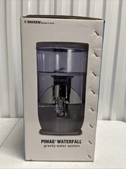 Nikken PiMag Waterfall Filtration System #1384 Gravity Alkaline Water Filter